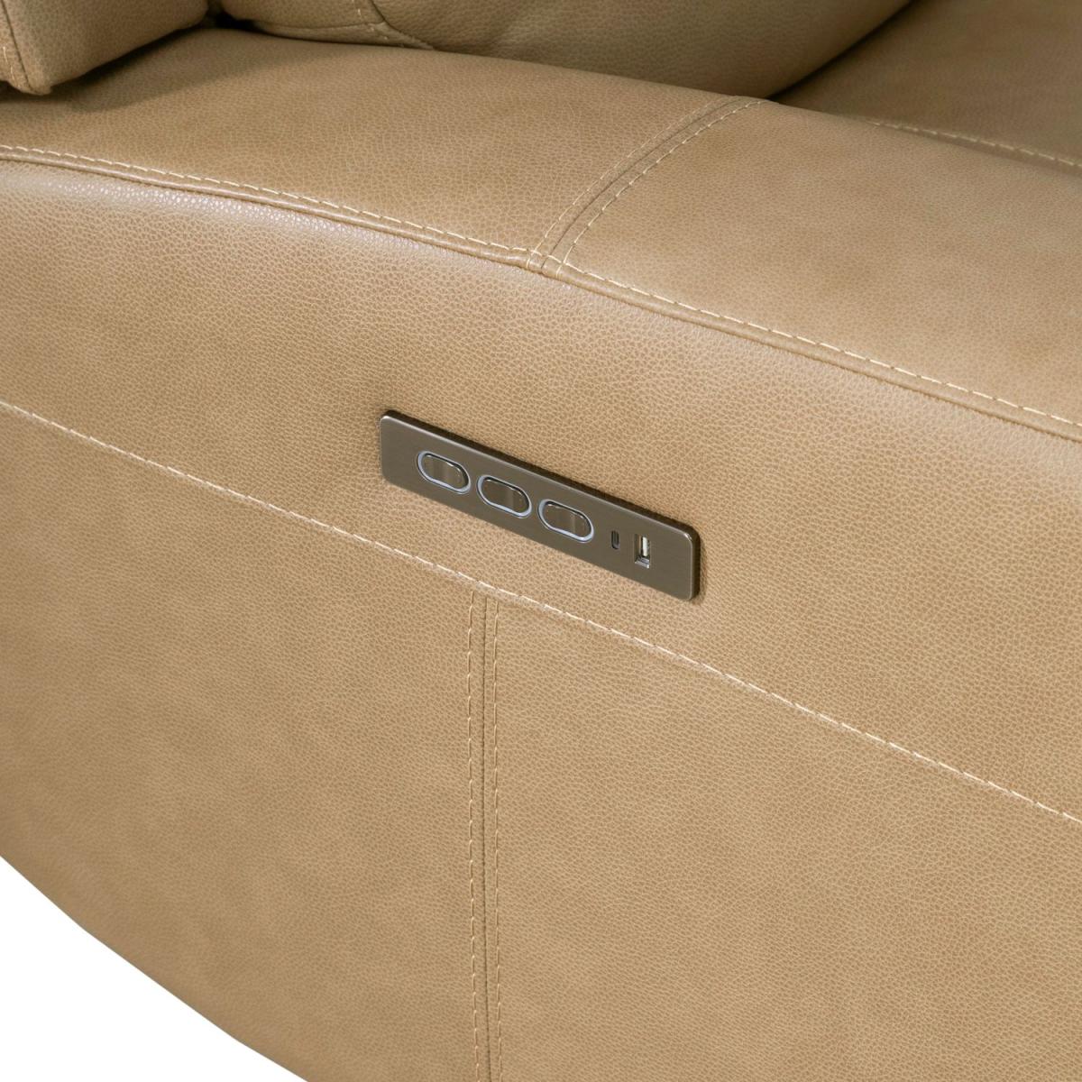 L Arm Recliner P3 & ZG - York Sand - Image 8