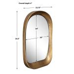 Bradano Arch Mirror, Brass - Image 9