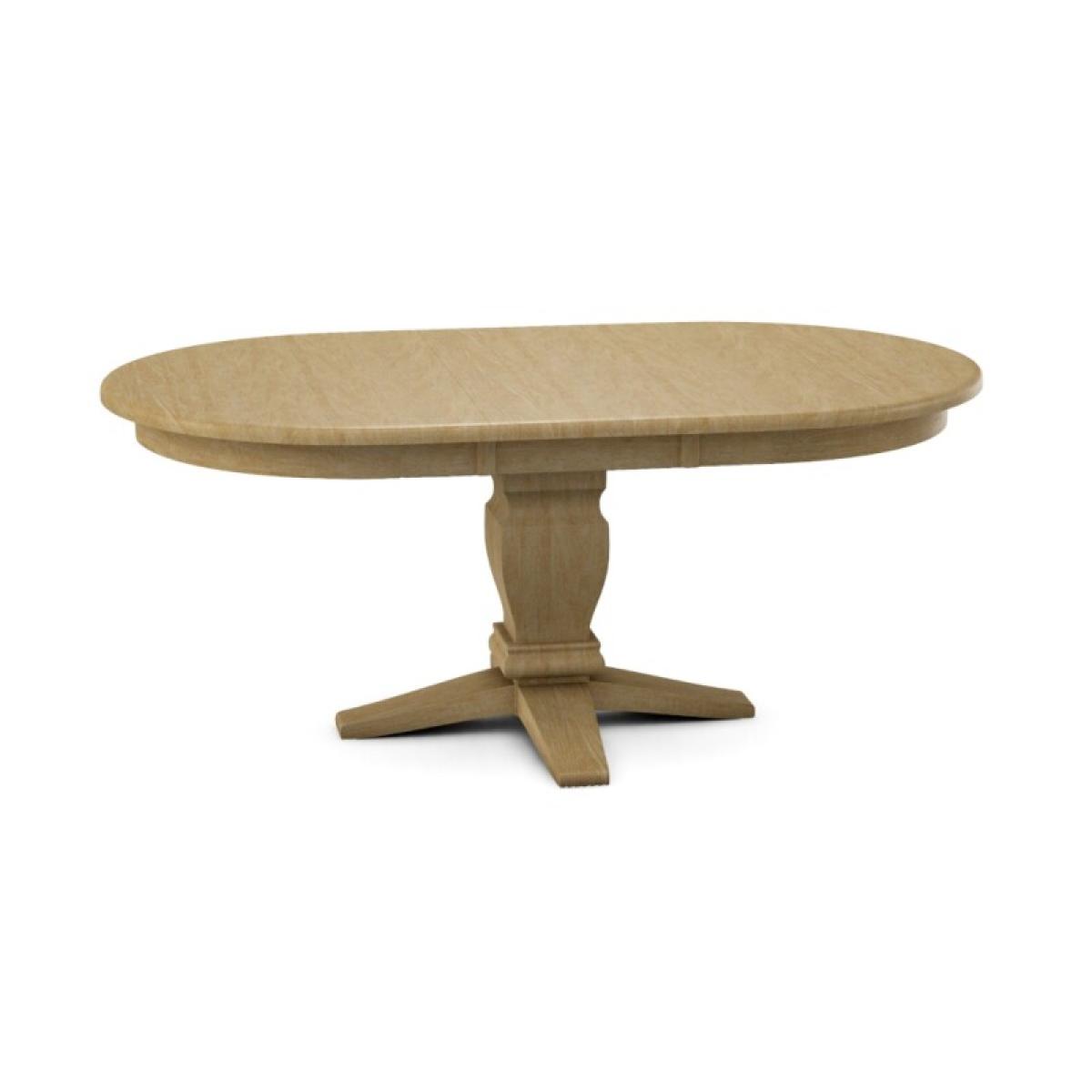 Build Your Own Pedestal Table w/42" x 72" Butterfly Leaf Extension Tabletop w/ Half Bullnose Edge - Image 4