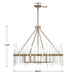 Crystal Stick, 8 Lt Chandelier - Image 17