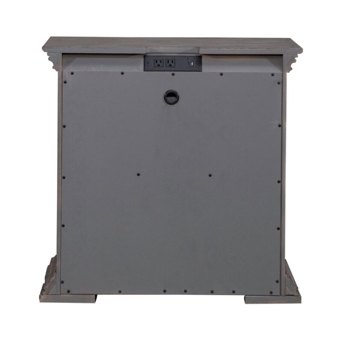 Big Valley 2 Drawer Night Stand w/ Charging Station - Image 6