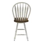 Carolina Crossing Windsor Swivel Counter Chair - White - Image 6