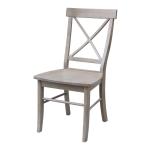 Dining Essentials - X-Back Chair in Taupe Gray