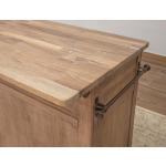 Natural Parota 4 Door 2 Drawer Kitchen Island - Image 10