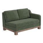 Wooden Frame & Base, Sectional Right-Arm Loveseat - Samba