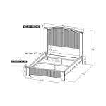 5/0 Queen Headboard - Ridge - Image 6