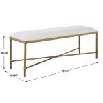 Avenham Bench, Gold - Image 9