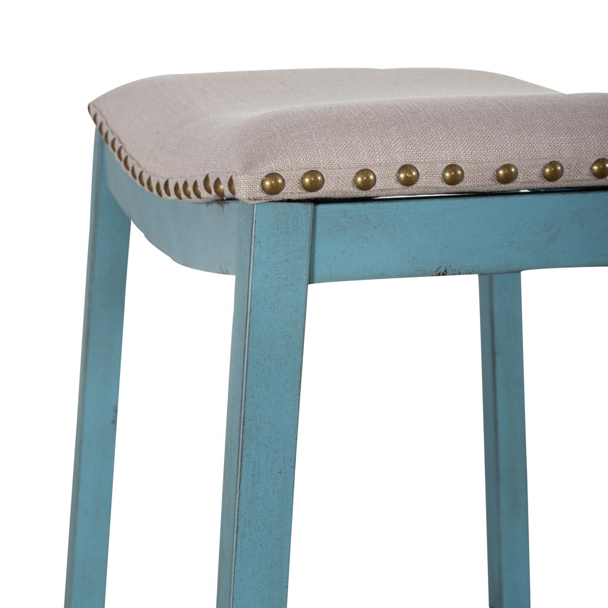 9519925125bd4c58839eaa63d761d79d Backless Uph Barstool- Blue - Image 1