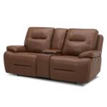 Loveseat w/Console P3 & ZG - Saddle - Image 4