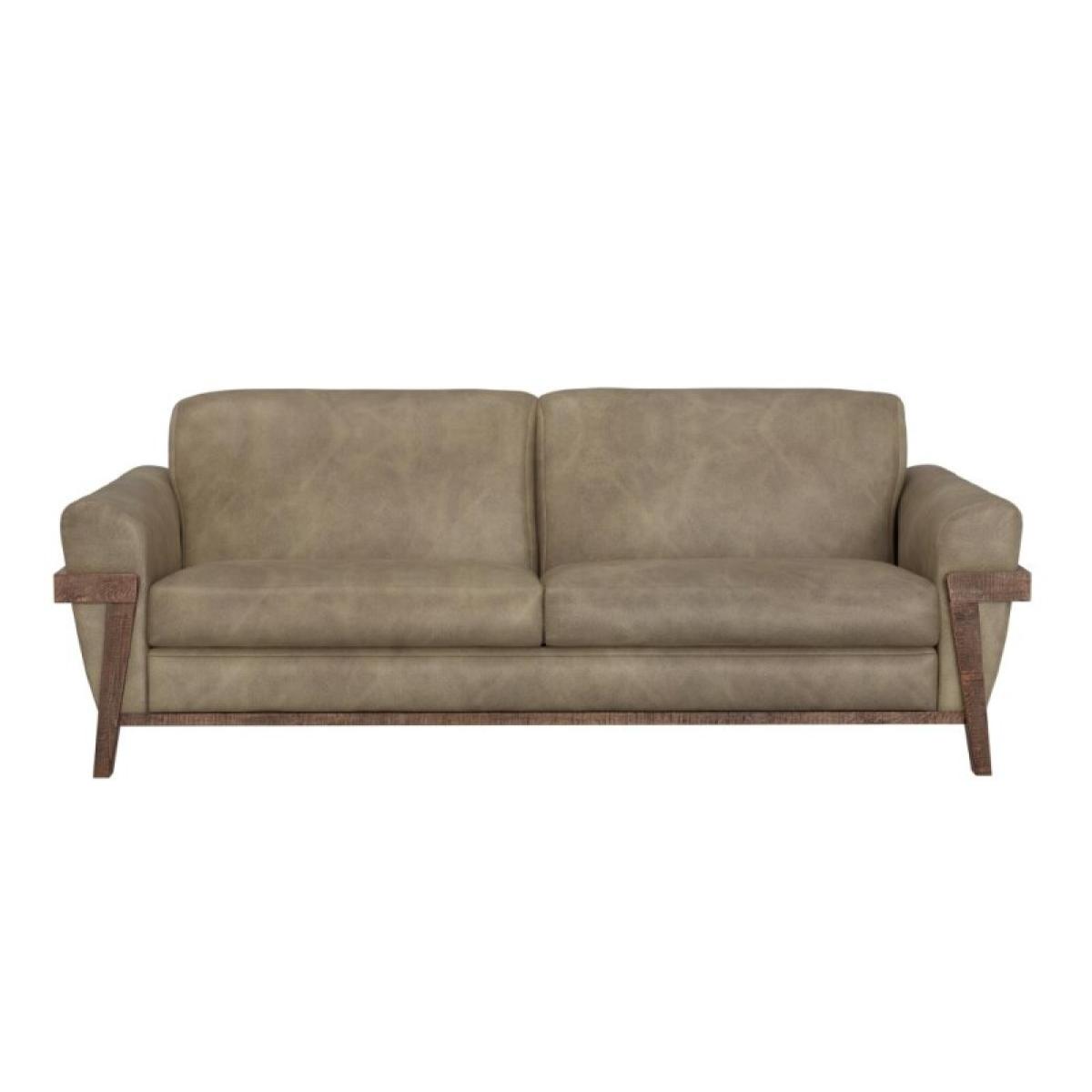 Loft Brown Wooden Frame & Base, Sofa - Image 3