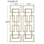 Aerin Metal Wall Panels, S/2 - Image 4