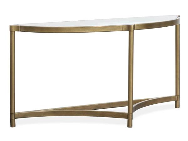Cassidy T6357-75 Demilune Sofa Table