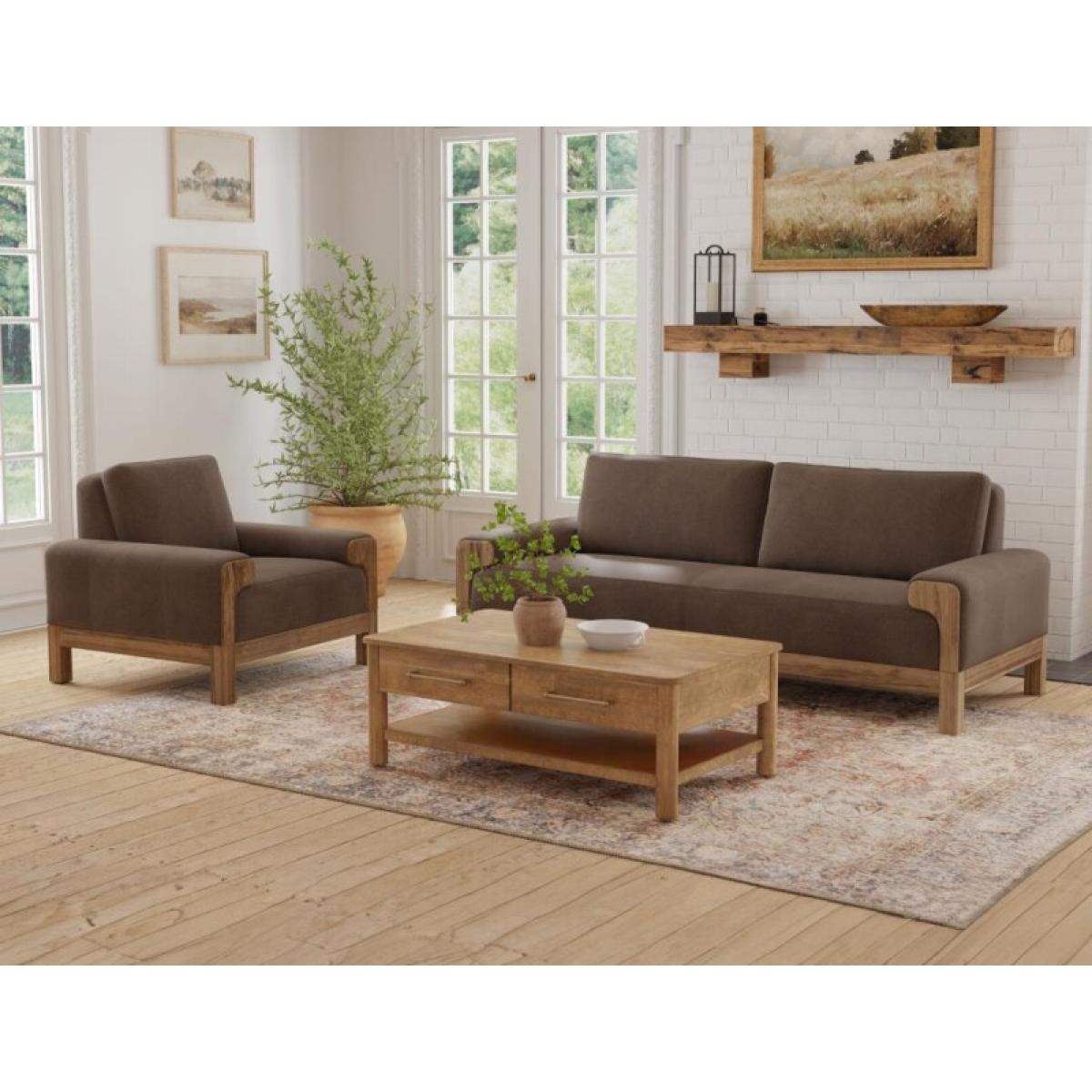 Wooden Frame & Base, Sofa - Sedona - Image 5