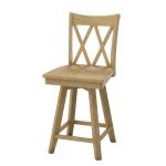 24'' XX Back Swivel Counter Stool - Image 7