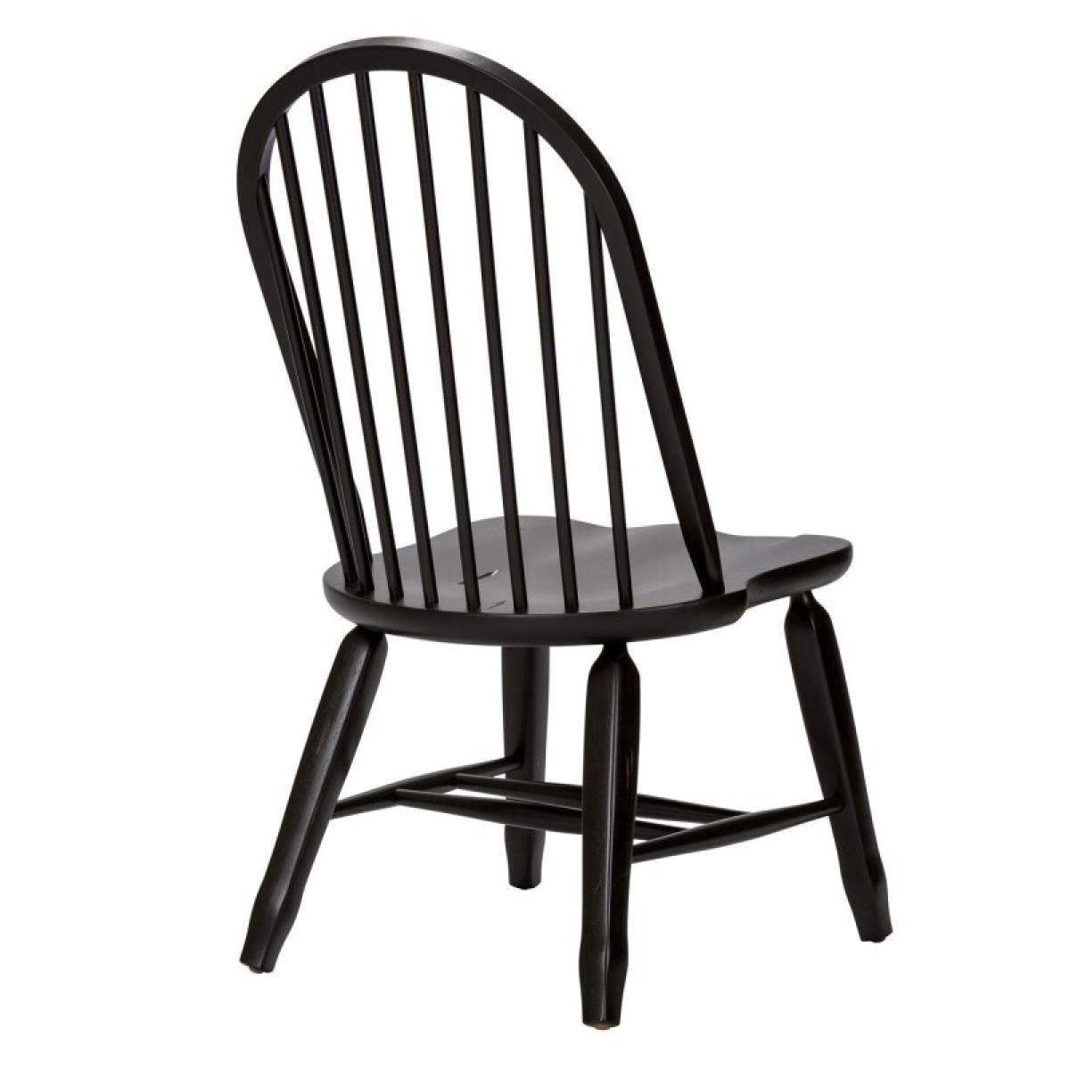 Treasures Bow Back Side Chair - Black - Image 8