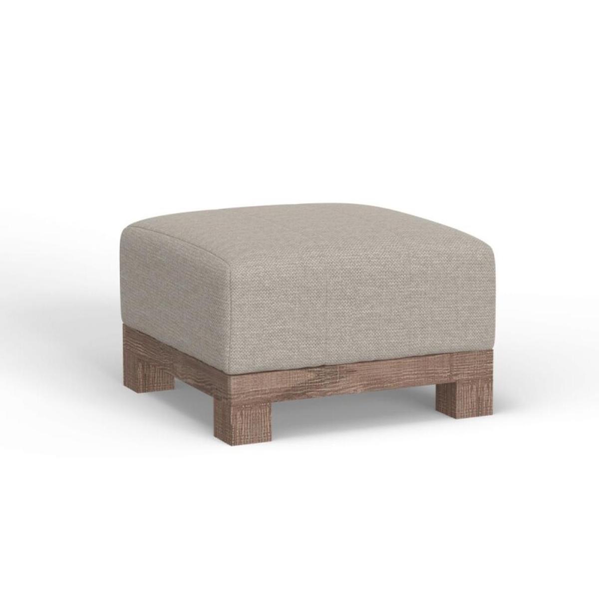 9642fc9178e98ec22b80ebdeb835ac02 Wooden Frame & Base, Upholstered Square Ottoman - Samba - Image 1
