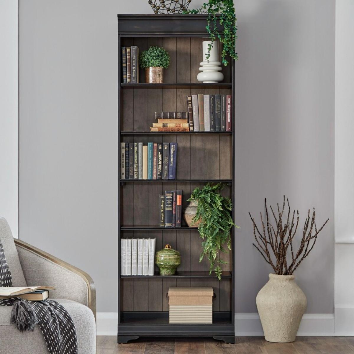 Meritage 84 Inch Bookcase (RTA) - Image 2