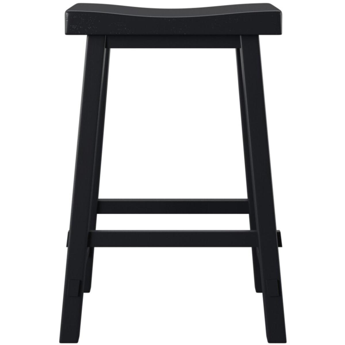 30 Inch Sawhorse Barstool - Black (RTA) - Image 6