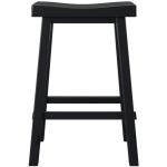 30 Inch Sawhorse Barstool - Black (RTA) - Image 6