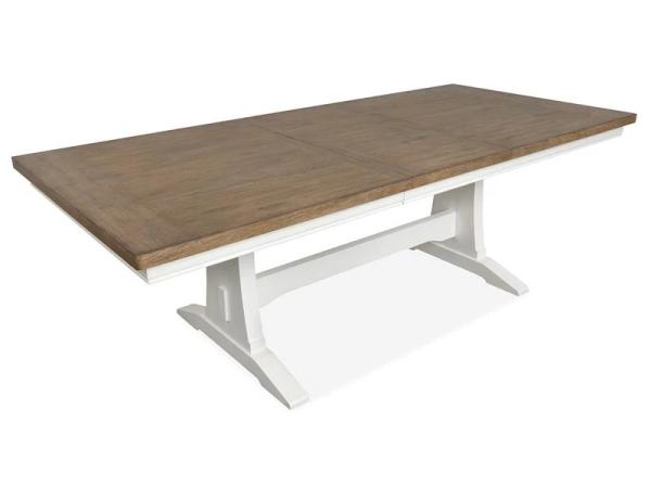 Kingston D6407-21 Trestle Dining Table - Image 5