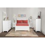 Tykes Bedroom - Pure White Cottage Full Bed - BD08-201FHN