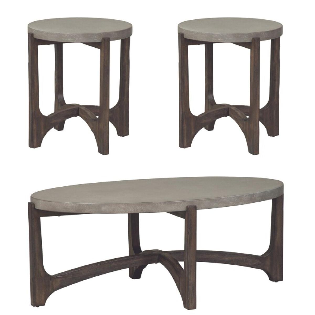 Cascade 3 Piece Set (1-Cocktail 2-End Tables) - Image 3