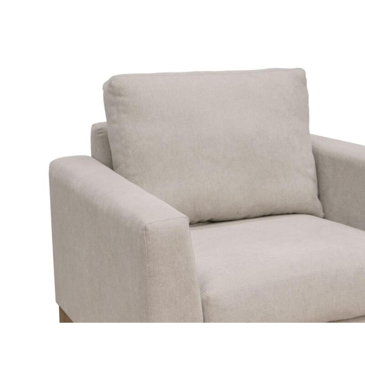 Metal & Wood Base, Armchair - Mita - Image 4