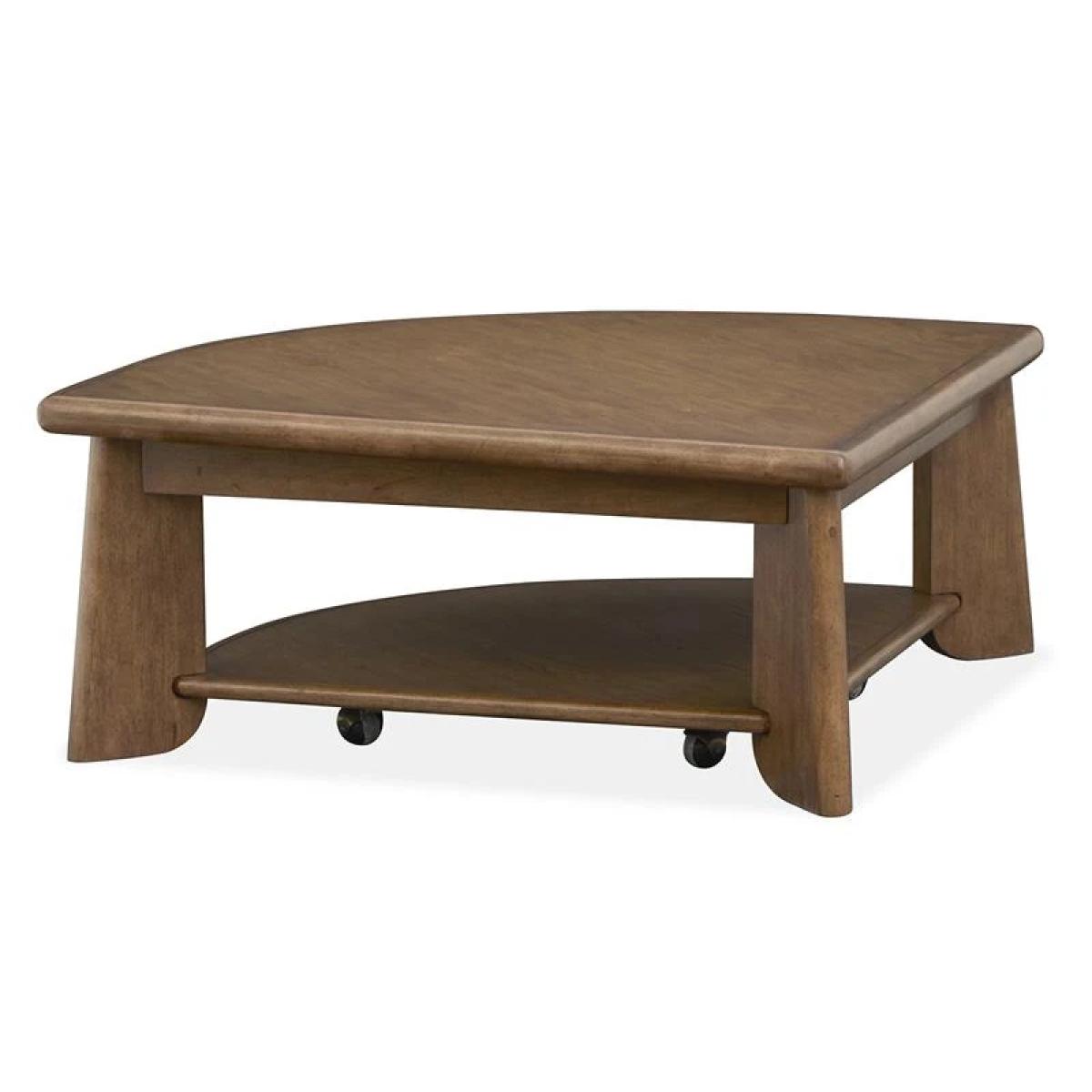 Tanner T6354-65 Pie Shaped Lift Top Cocktail Table w/Casters - Image 9