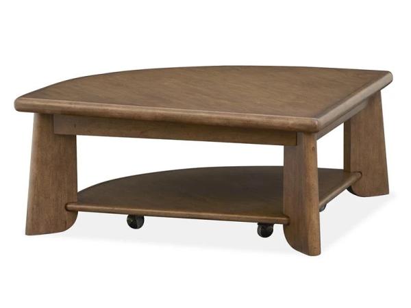 Tanner T6354-65 Pie Shaped Lift Top Cocktail Table w/Casters - Image 9