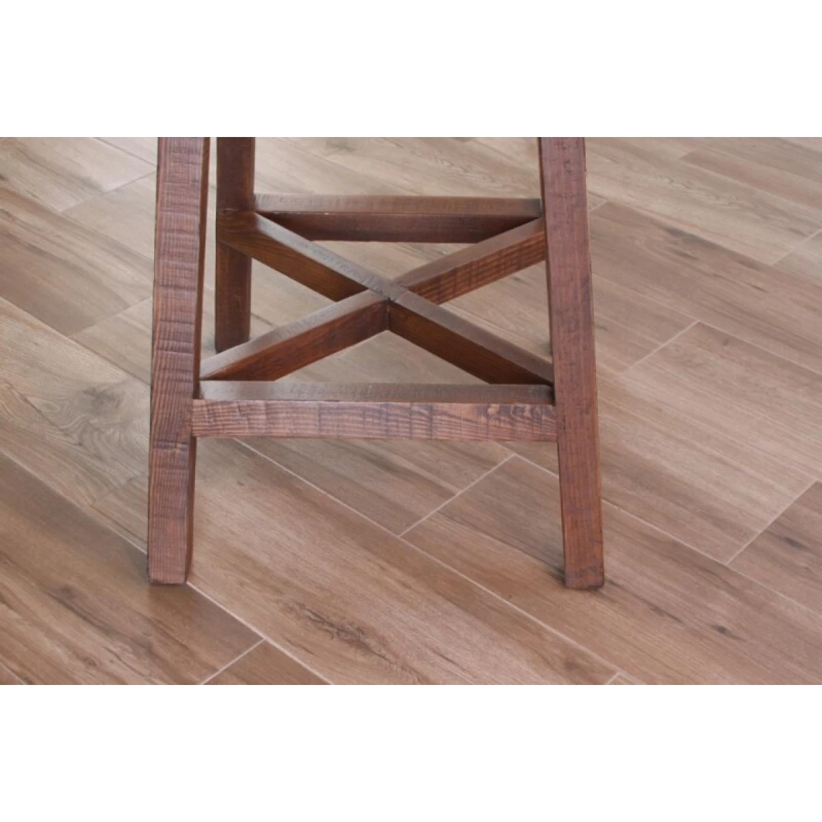 Pueblo 24" Wooden Stool - Image 5