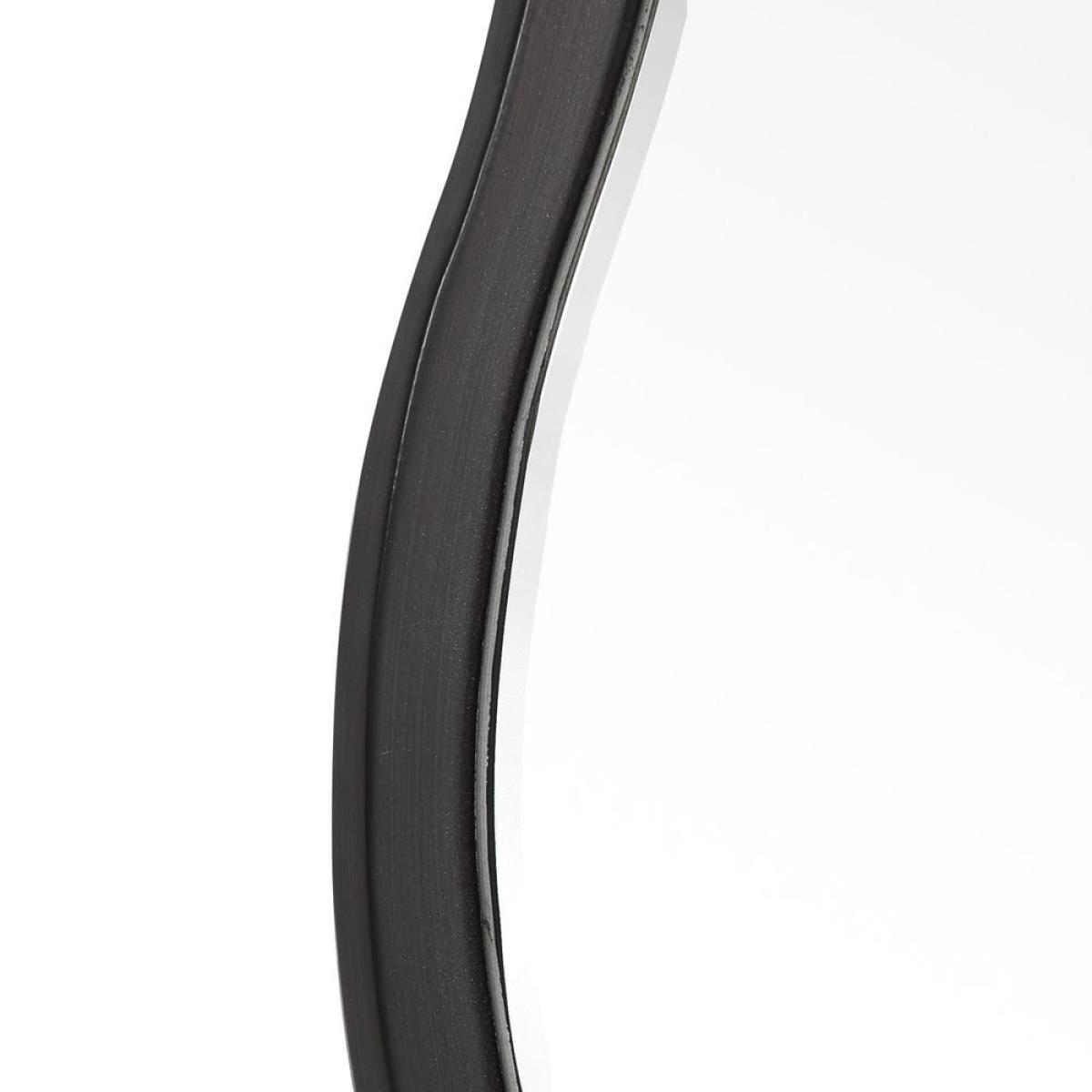 Aneta Round Mirror, Black - Image 5