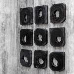 Bahati Wood Wall Decor, Ebony, S/9 - Image 8