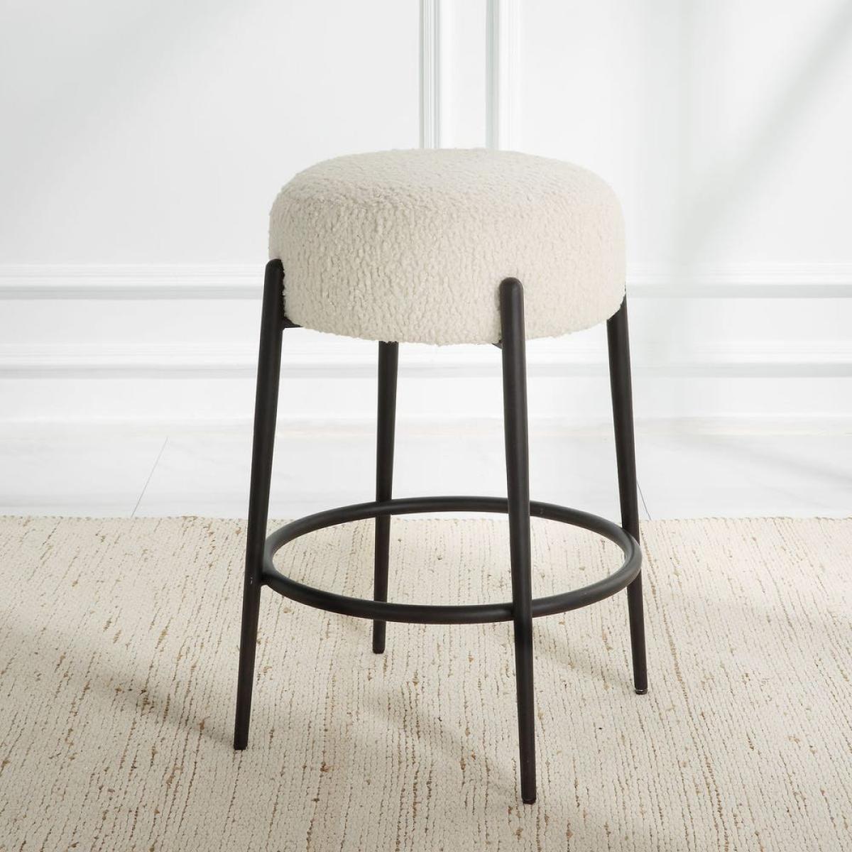 Arles Counter Stool, Black - Image 7