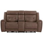 Beckham Loveseat w/ Console P2 & ZG - Image 5