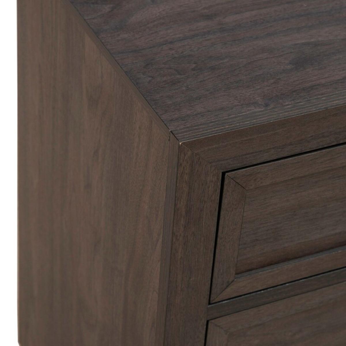 Modern Edge Nightstand w/ Charging Station - Image 9