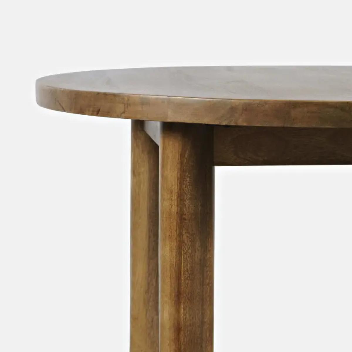 Bodhi Round Solid Wood Dining Table - Image 4