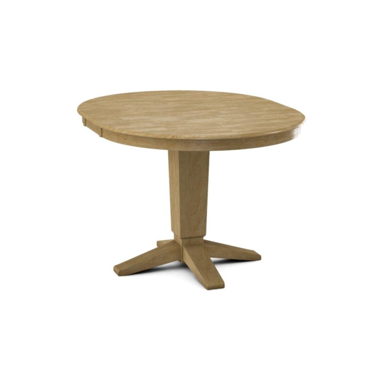 Build Your Own Pedestal Table w/ 42" x 54" Round Extension Tabletop - Image 12