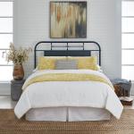 Vintage Series Queen Metal Headboard - Navy
