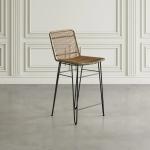 Weaver Rattan Hairpin Counter Stool - Image 3