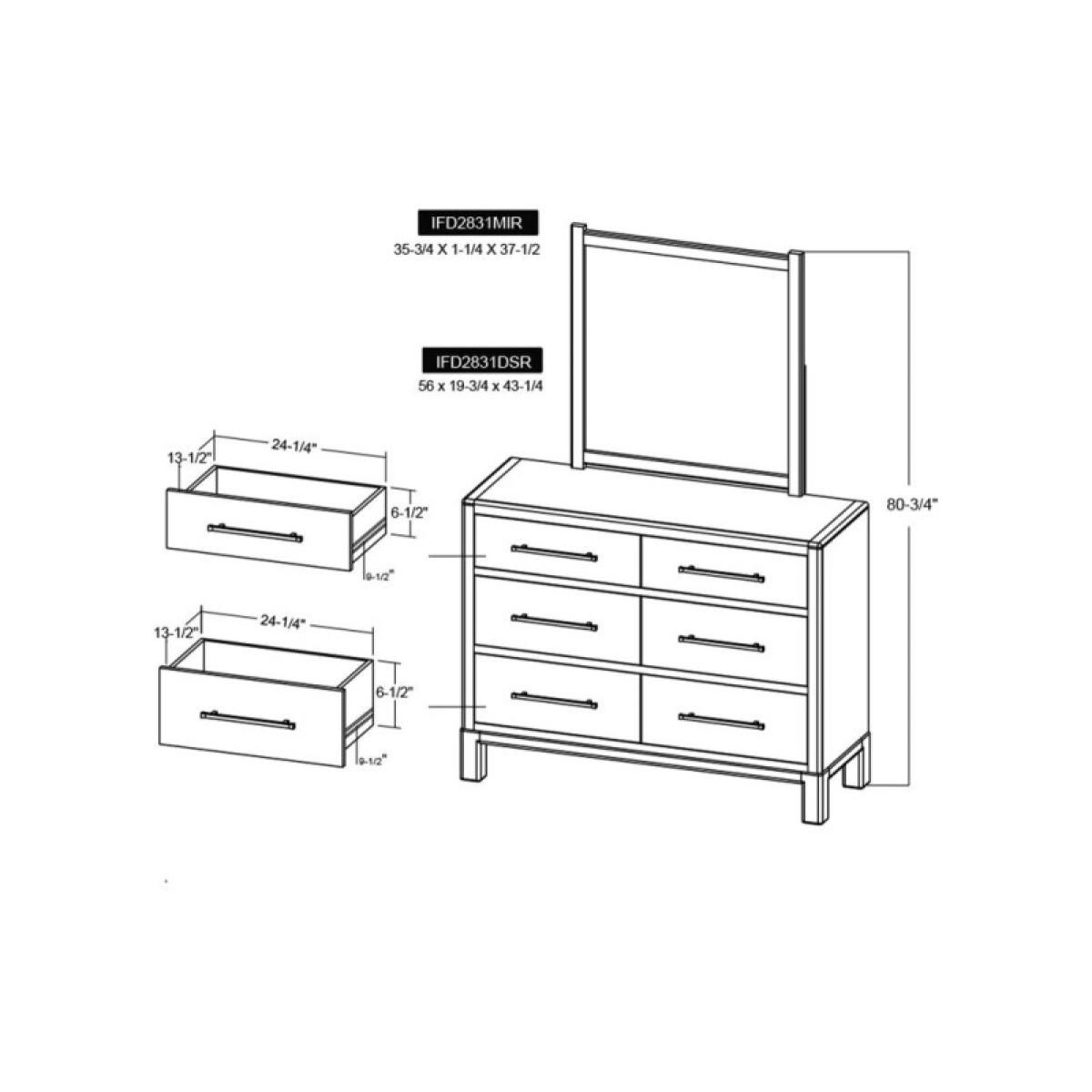 6 Drawer Dresser - Merida - Image 8