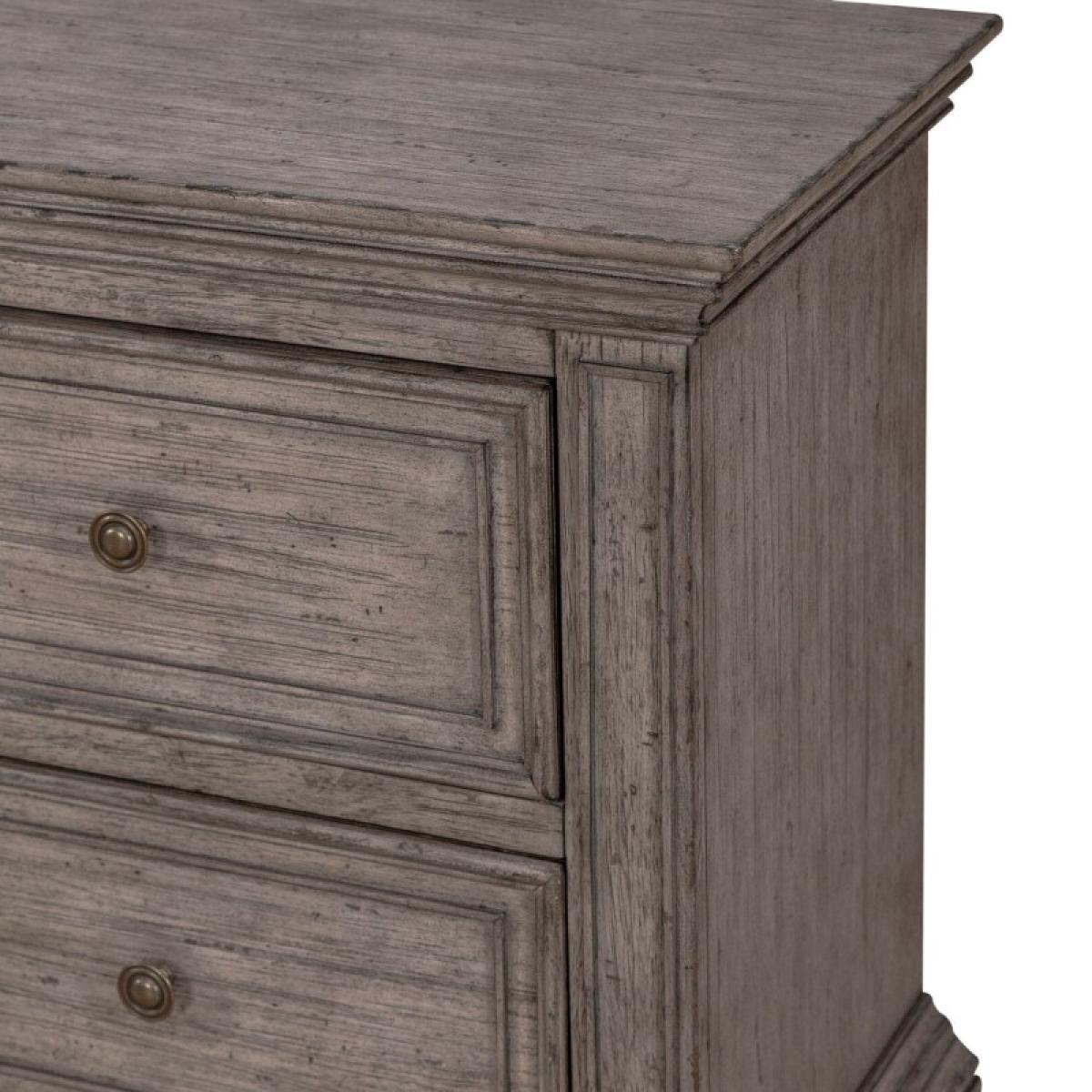 Big Valley 2 Drawer Night Stand w/ Charging Station - Image 9