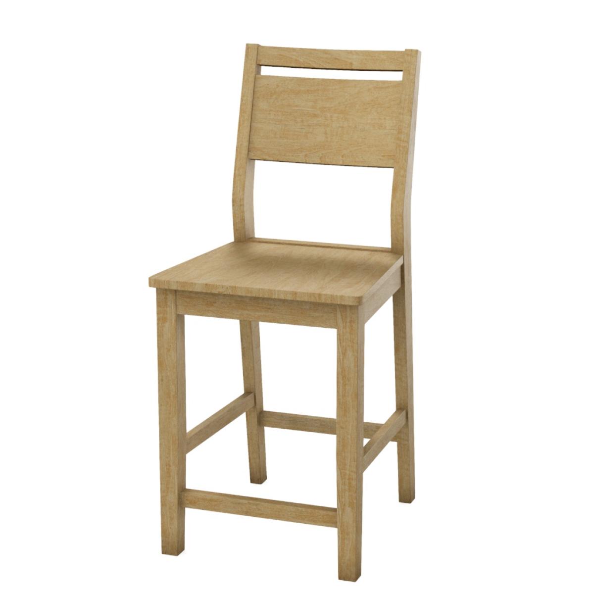 24" Aspen Panel Back Counter Stool - Image 7