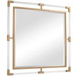 Balkan Square Mirror, Gold - Image 6