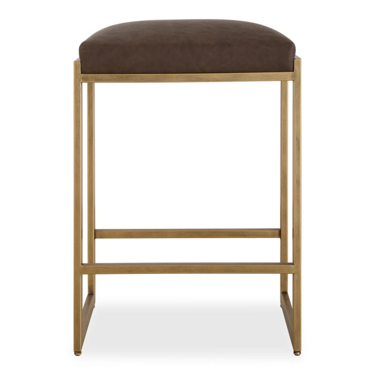 989be3e92c31330c05deb3fde7970ccb Atticus Counter Stool, Gold - Image 1