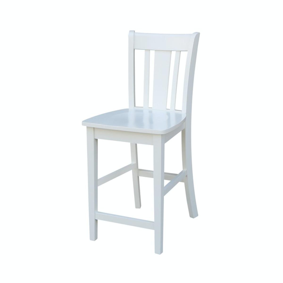 98f0f15c19772fda7412121792f5d5d2 Dining Essentials - San Remo Stool in Pure White - Image 1