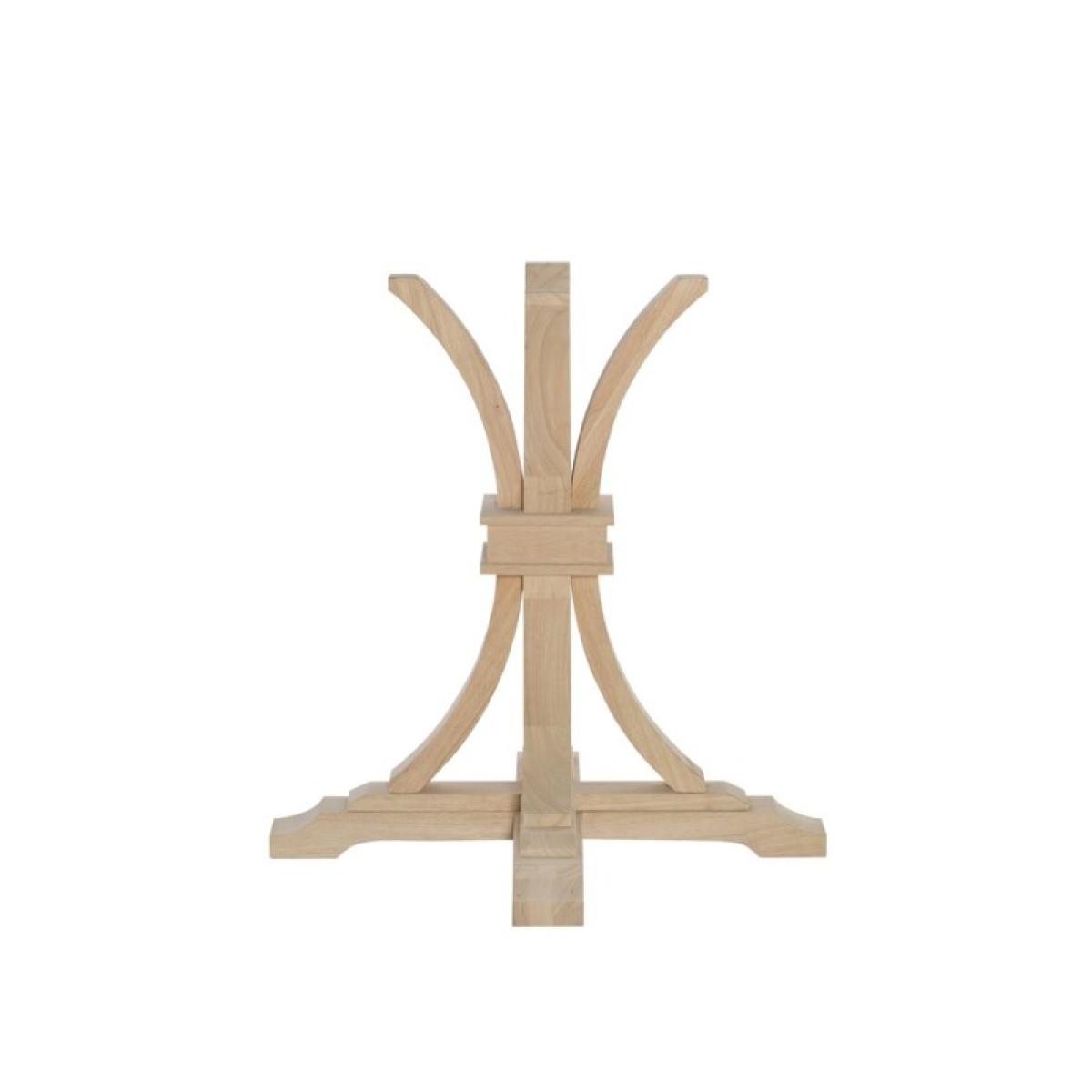 36" Flair Pedestal Base with 48" Glass Top - T-12B-36-GLASS - Image 3