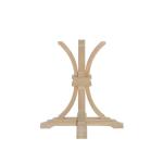 36" Flair Pedestal Base with 48" Glass Top - T-12B-36-GLASS - Image 3