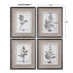 Casual Grey Study Framed Prints, S/4 - Image 5