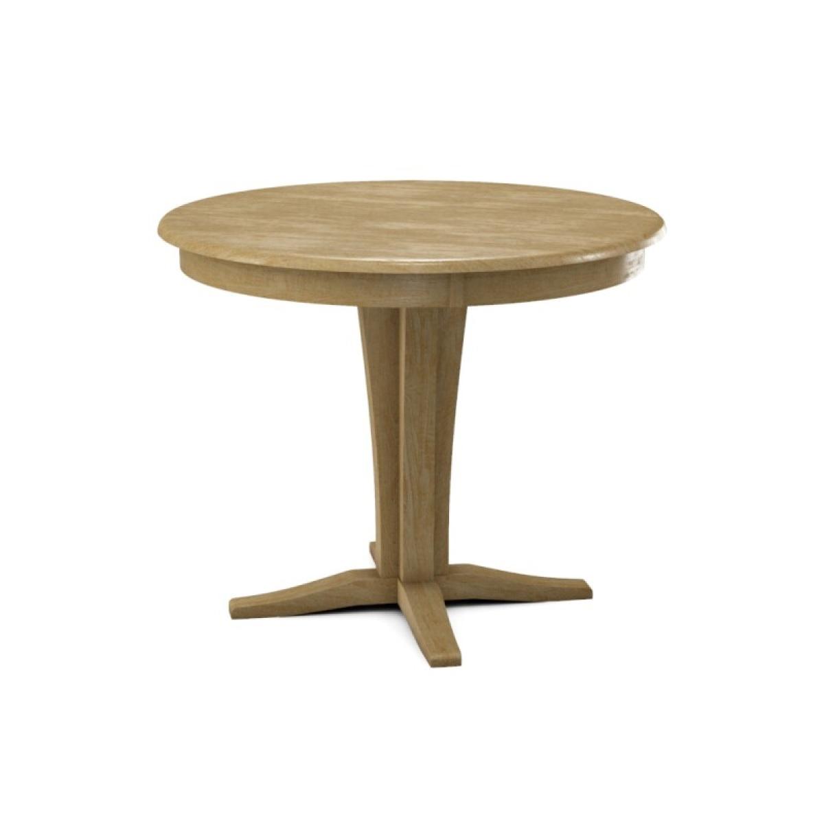 Build Your Own Pedestal Table w/ 30"H Verano Pedestal for Solid Tops - Image 7