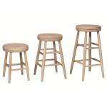 Scoop Seat Swivel Stools - S-824SW